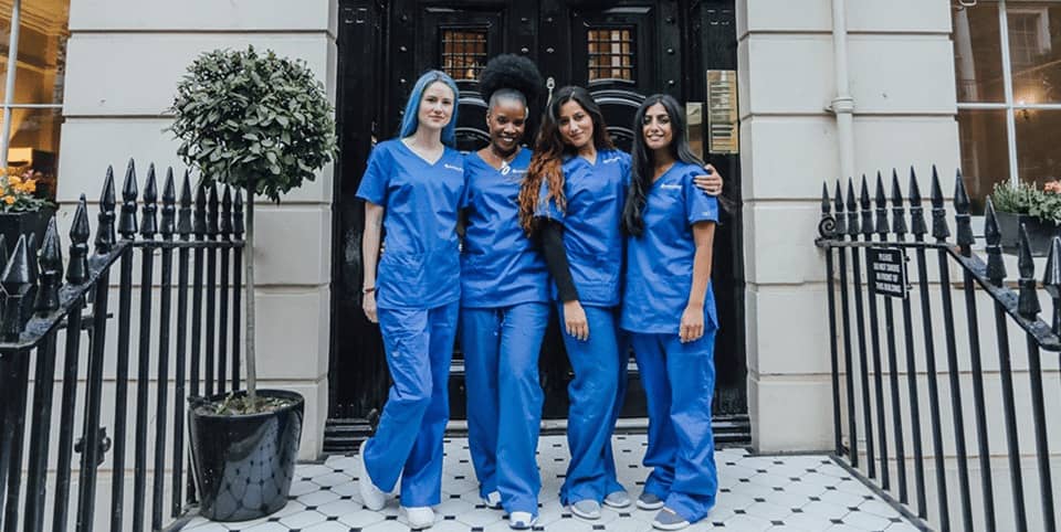 Exion clinic team on Harley Street